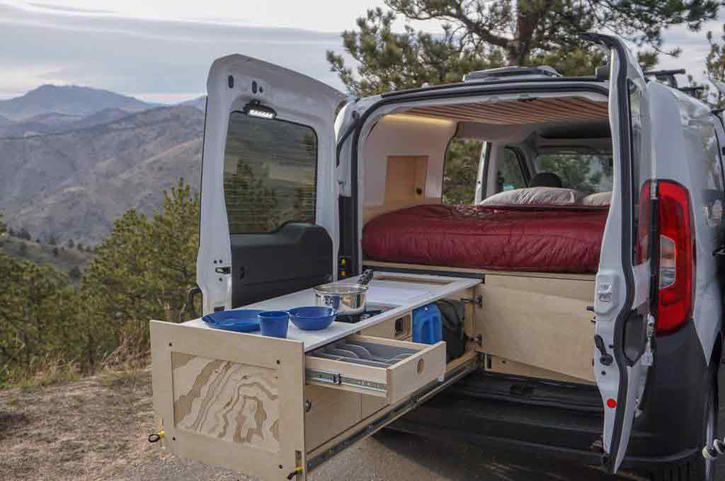 camper van kitchen