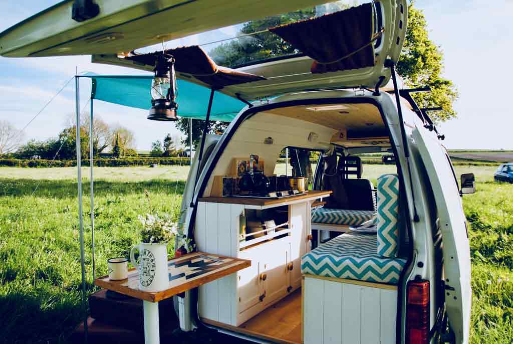 vans converted into tiny homes