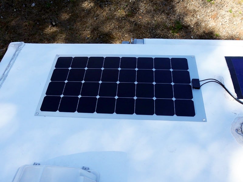 hook up solar panel to RV battery