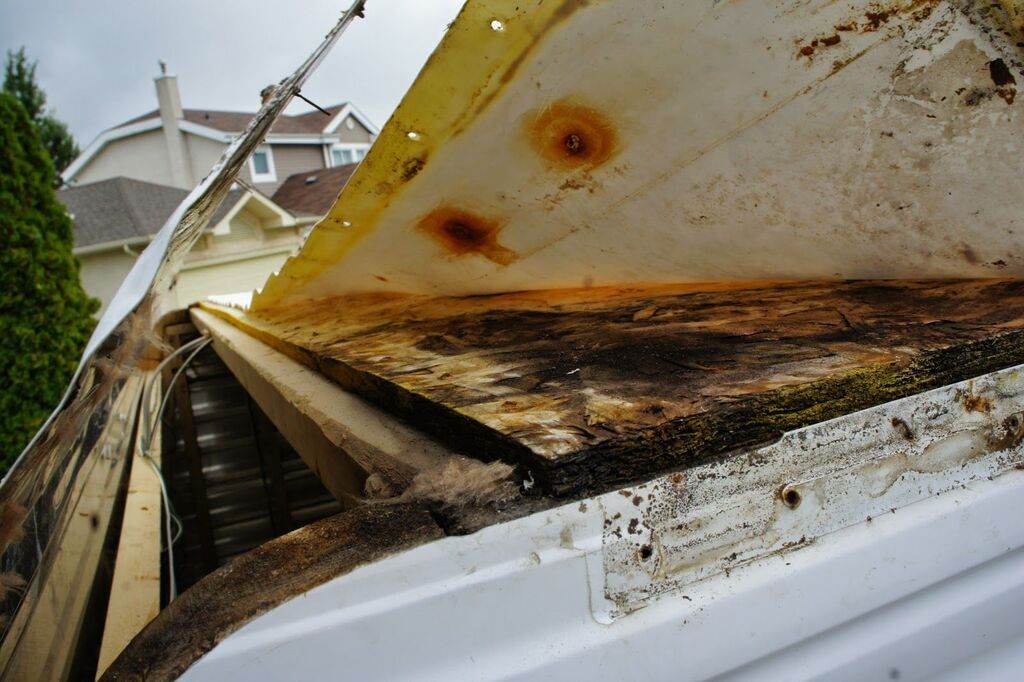 damaged rv roof