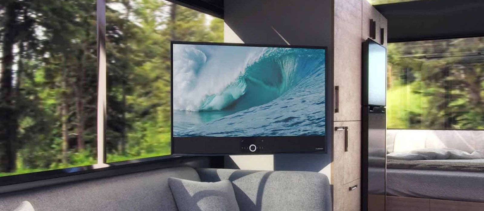 how to install a flat screen TV in an RV